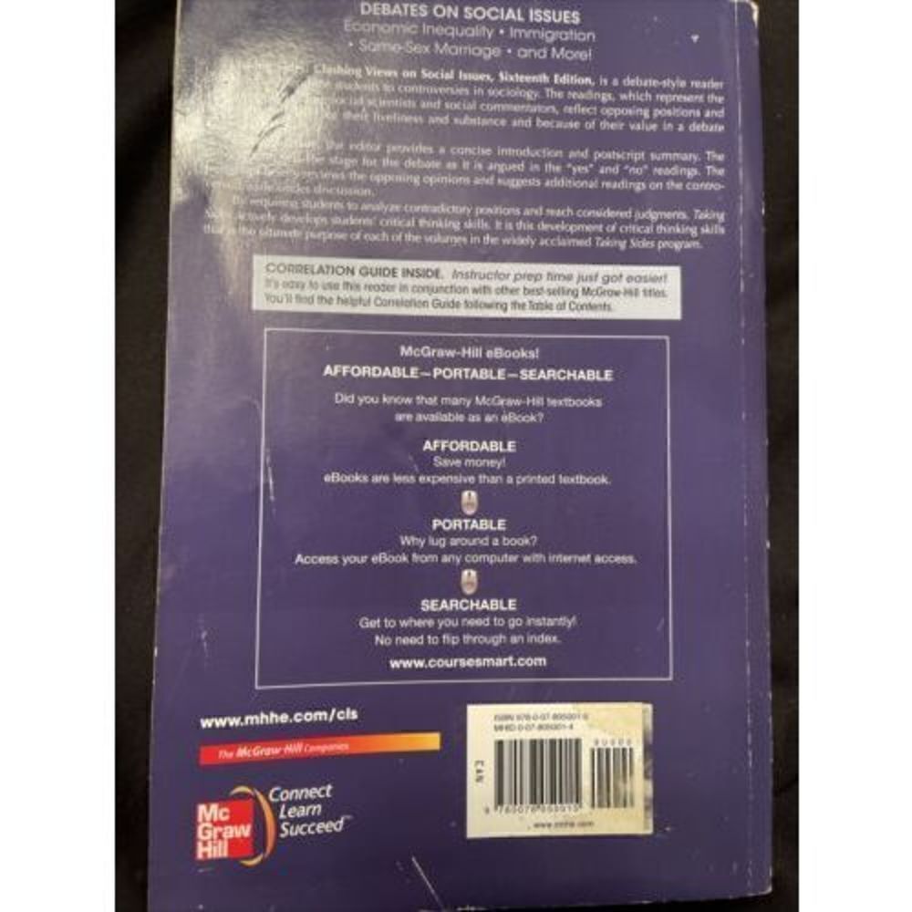 Taking Sides Ser.: Clashing Views on Social Issues by Kurt Finsterbusch... - Picture 2 of 2